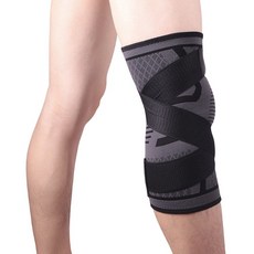 exponet_엑스포몰_스포츠 테이핑 무릎 보호대 관절 아대 압박 밴드_exponet_mall_exponet_mall, 단일상품, 옵션픽_일체형 블랙(L)