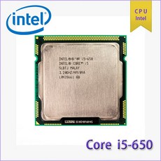 중고 CPU Intel Core i5-650 인텔코어 i5-650 프로세서, 단일상품