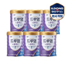 NEW 트루맘 뉴클래스 800g 2단계 6캔 (6개월부터 12개월까지), 6개