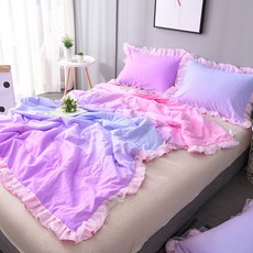 마카롱스커트프릴누빔침대커버