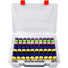 FULLCASE 플래시 드라이브 케이스 USB 메모리 스틱 SD 카드 보관 정리함 - 104피스 썸 드라이브 전자 액세서리 홀더 보관 샌디스크/삼성/내륙/PNY/Netac용 (화이, 화이트