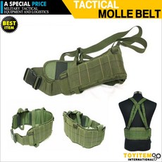 엑스반도 전술벨트 몰리전술벨트 몰리벨트 전술요대 X반도 밸트패드 서바이벌몰리벨트 밀리터벨트 서바이벌 에어소프트건 빠른배송 토이아이템, 블랙, 1개