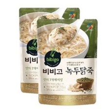 비비고 녹두닭죽, 450g, 21개