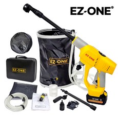 이지원 EZ-140HG 무선 초고압세척기 | 휴대용 세차건 고압 분무기 분사기 정원 물청소 필수품, 세트02)초고압 완벽풀세트