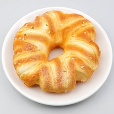 베이글 모형 베이지 14.5cm 고급 가짜 빵 인조 베이커리 식품 제과제빵 카페 진열 소품 PU