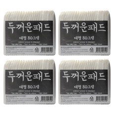 두꺼운패드 (76 x 60cm) 80g 대형 25매 x 4팩, 25개입