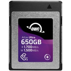 OWC Atlas Ultra 650GB 고성능 CFexpress Type B 메모리 카드 직영점 정규 수입품, 1개