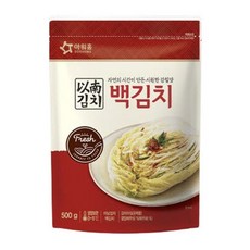 아워홈 이남김치 백김치 500g 캠핑음식, 2개