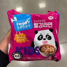 푸디버디 빨강라면 84g x 4개입, 단품, 4개