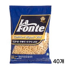 라폰테 치페리 리가티 마카로니, 500g, 40개