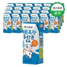 파스퇴르 바른목장 유산균 음료, 125ml, 120개