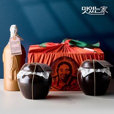 순창문옥례식품 전통장류 명절선물세트(된장1kg+고추장1kg+간장1L) 옹기 오동나무 고급포장, 없음, 1개