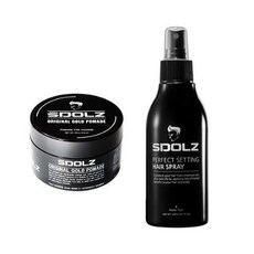 슈돌츠 오리지널 골드 포마드 왁스 100g + 퍼펙트 세팅 헤어스프레이 200ml 세트, 1세트