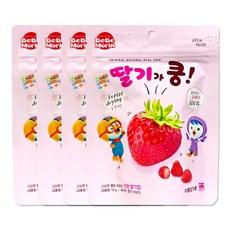 해호 딸기가 쿵 천연 과일칩 12g, 4개