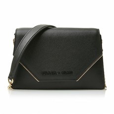 SS20 프라다 모노크롬 사피아노 레더 숄더 백 1BH129 2EEP F0002 CDO