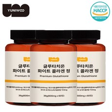 유니우 글루타치온 화이트 콜라겐 정, 3개, 60정