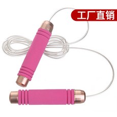 리네트 줄넘기PVC 핫한 무거운 짐을 지다 와이어 헬스 피트니스 트레이닝 경기 금색 머리, 블랙 골드 450g