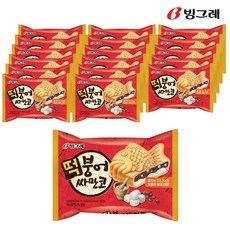 빙그레 아이스크림 떡붕어싸만코, 18개, 150ml