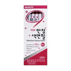 문교 채점용 만점 색연필 샤프식, 12개