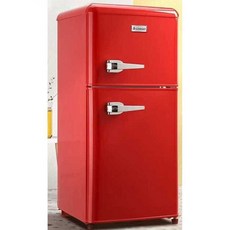 사무실 레트로 냉장고 소형 미니 원룸 인테리어 레드, 1개, 레드1칸50L260W