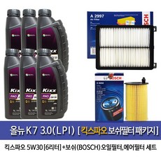 킥스 올뉴K7(YG) 3.0LPI 킥스파오(6L)엔진오일 50-A2997