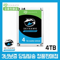 Seagate SkyHawk 4TB ST4000VX007 SATA3 5900 64M 하드 - st4000vx007