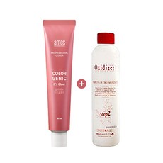 아모스 염색약 칼라제닉 잇츠글로우 80ml 산화제포함 새치커버 멋내기, 1개, 10YB 자연스러운 밝은 황갈색 (+산화제)