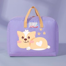 보라색캐릭터이불