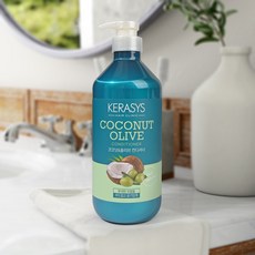 애경 케라시스 코코넛 올리브 헤어 린스 컨디셔너 800ml 모발 케어, 1개
