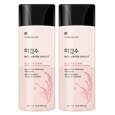 [T]더페이스샵 미감수 립앤아이리무버, 2개, 120ml