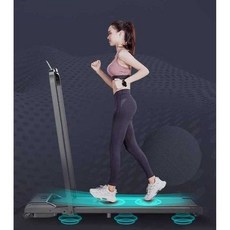 초슬림 무소음 워킹패드 미니 접이식 런닝머신 가정용 트레드밀, 매트 블랙 (팔걸이 버전)