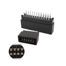 PCB 골드 핑거 소켓 관통 구멍 에지 카드 커넥터 슬롯 2.54mm 피치 6P 8 10P 40P-98 핀 1 개 2 5 개, 01 1Pcs, 11 2x6Pin