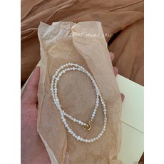 담수진주목걸이3mm