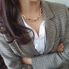 굵은체인목걸이