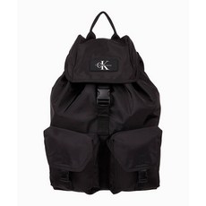 캘빈클라인 CALVIN KLEIN 남녀공용 블랙 CKJ 리버서블 플랩 투포켓 백팩 HH3947 001158945