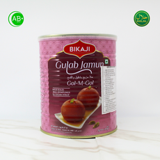 Bikaji Gulab Jamun Indian Sweets Taste of Tradition 비카지 굴랍 자문 인도 전통 디저트 달콤한 시럽에 담근 도넛 볼, 1kg, 1개