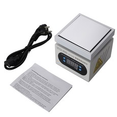 가열 스테이션 전자 플레이트 테이블 예열 플랫폼 BGA PCB SMD 폰 LCD 터치 스크린 수리용 0 ~ 400, BY1010, 영국, 110VAC