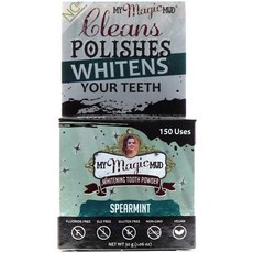 My Magic Mud 치아 미백 파우더 스피어민트 30g, 1개