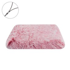 봉제 고양이 쿠션 사육장 소파 매트리스 애완 동물 제품, S40x30x5(cm), 그라디언트 가죽 핑크, 1개