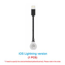Hilidac Audirect Atom Pro MQA ESS9218C Pro 무손실 휴대용 헤드폰 앰프 AMP USB DAC TYPE-C / Lightning, 02 iOS Lightning 1PCS