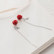 장미귀걸이