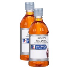 맥코믹 이미테이션 베이킹용 럼 추출물 473ml 2 팩 McCormick Imitation Rum Extract for Baking