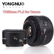 렌즈 YONGNUO YN50mm F1.8 렌즈 YN EF 50mm f 1.8 AF 렌즈 YN50 캐논 EOS 60D 70D 5D2 5D3 600d DSLR 카메라 용 조리개, 중국