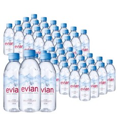 롯데칠성 에비앙 330ml×24입 2박스 고급생수 휴대용사이즈 메니랄함유 운동회 사무실, 330ml, 48개