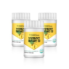 브로멜라인 파인애플 효소 퀘르세틴 단백질분해 소화효소 고함량 식약처 HACCP 인증, 3개, 60정