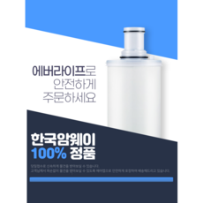 [에버라이프/상표권보유] 한국 암웨이 정수기 필터 카트리지 100186K, 암웨이 이스프링 정수기 필터 100186K, 1개