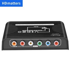 5 RCA Ypbpr 컴포넌트-HDMI 호환 컨버터 컴포넌트 비디오-hdmi 호환 가능-ps2 용 비디오 오디오 컨버터 어댑터, component to hdmi, 1.component to hdmi, 1)component to hdmi - hd8vsb