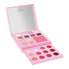 Pupa Milano Pupart M 메이크업 팔레트 002 핑크 17g(0.6온스) - 키트 블러쉬 컨실러 하이라이터 아이섀도우 립글로스 립 크림 페이스 181016, 1개