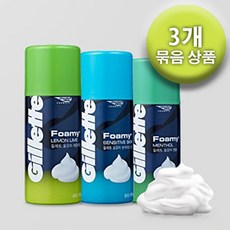 질레트바버샵쉐이빙폼