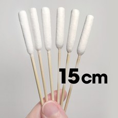 [당일배송] 퓨어리 긴면봉 왕면봉 15cm 6인치 다용도 대왕 면봉, 100 개, 1개, 100개입 - 포비스면봉